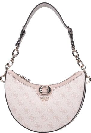 Guess Orlina 4G Logo Schoudertas - Dames - Schoudertassen - Roze - ONE Size - Leer - Tassen