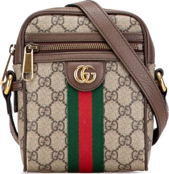 Gucci Pre-owned Gucci Mini GG Supreme Ophidia Crossbody Ladies 598127 520981