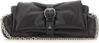 Vivienne Westwood Tassen, Dames, Zwart, ONE Size, Katoen, Hazel Treasure Clutch