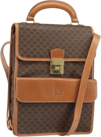 Celine Pre-owned Handbags, female, Brown, Size: ONE SIZE Pre-owned Vintage Handbag