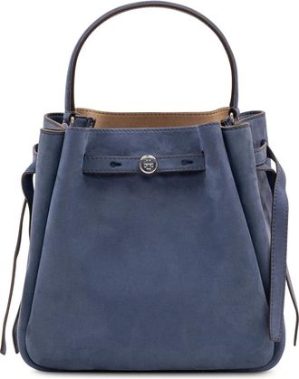Tory Burch Tassen, Dames, Blauw, ONE Size, Romy Bucket Bag