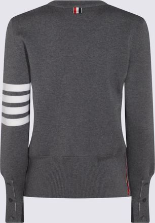 Thom Browne Dark Grey Wool Knitwear