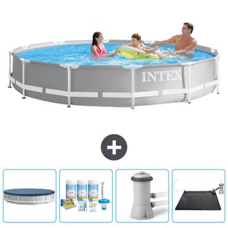 Intex Piscina Prism Frame Redonda - 366x76 Cm - 7-piezas Scb4