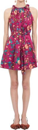 Ulla Johnson Brienne Dress In Ruby Flora