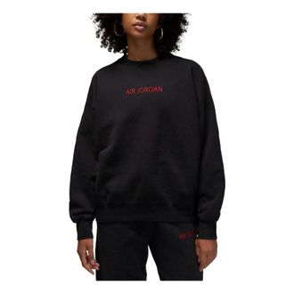 Air Jordan (WMNS) Air Jordan Worldmark Crewneck Sweatshirt Black DV6470-010