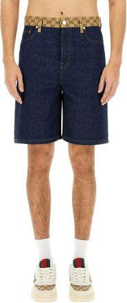 Gucci Denim Bermuda Shorts