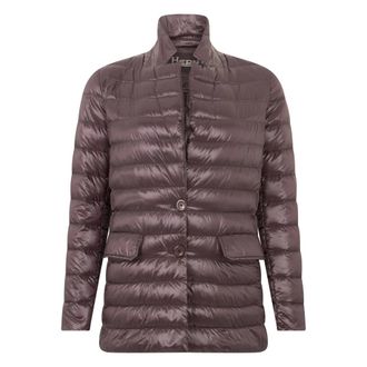Herno Ultralichte Gewatteerde Jas - Dames - Jassen - Bruin - Maat: XS Polyamide