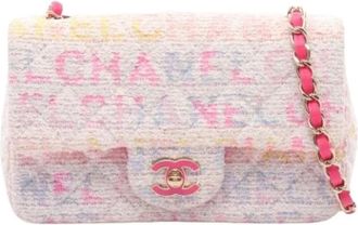 Chanel Pre-owned Vintage Fabric Shoulder Bag - Dames - Vintage Schoudertas - Veelkleurig - ONE Size - Tweed - Vintage