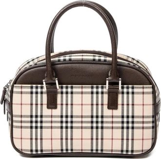 Burberry Borsa tote a quadri - Toni neutri