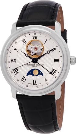 Frederique Constant Classics Automatic Moon Phase Silver Dial Mens Watch FC-355MC4P6