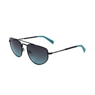 Levi's Unisex Aviator Sunglasses Lelv1018s807ac Gradient Lenses - Black Silver Steel - One Size