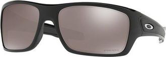 Oakley OO9263 TURBINE Polarized 926341 Mens Sunglasses Black Size 63