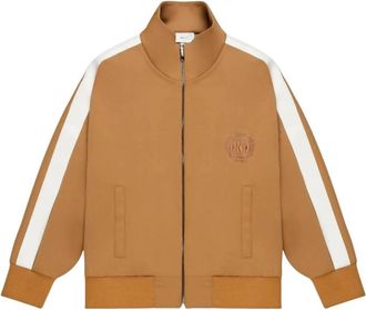 Bally Mens Striped Track Jacket In Deserto