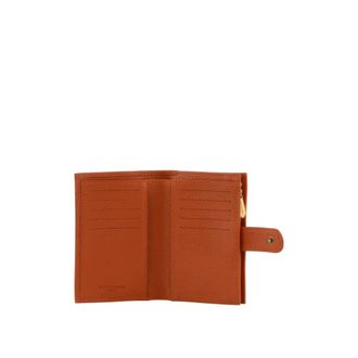 Pourchet Accessoires, Dames, Oranje, ONE Size, Leer, Granite Wallet