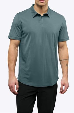 Cuts Trim Fit Cotton Blend Polo in North Atlantic at Nordstrom, Size Xx-Large