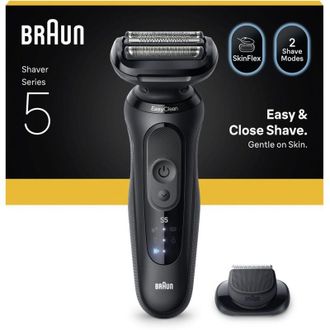 Braun Rasoio Uomo Elettrico Series 5 In Nero +1 Accessorio