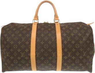 Louis Vuitton Pre-owned Weekend Bags, male, Brown, Size: ONE SIZE Pre-owned Boston Bag