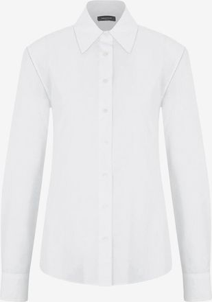 Fabiana Filippi Tailliertes Popeline-Hemd mit Diamante-Fadendetails