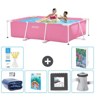 Intex Piscina Con Estructura Rectangular - 220x150x60 Cm - 7-piezas S3
