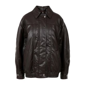 Aniye By Jassen, Dames, Bruin, S, Leer, Coated Faux Leather Jacket