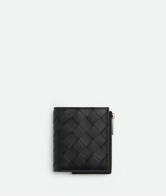 Bottega Veneta Intrecciato Bi-fold Wallet With Zip - Bottega Veneta