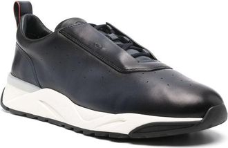 Santoni Gonu Sneaker - Navy