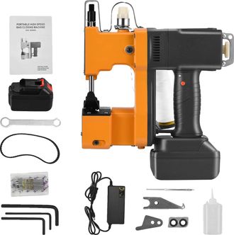 OEM M&aacute;quina De Coser Industrial, Ligera Y Port&aacute;til, De Alta Eficiencia, Color Amarillo
