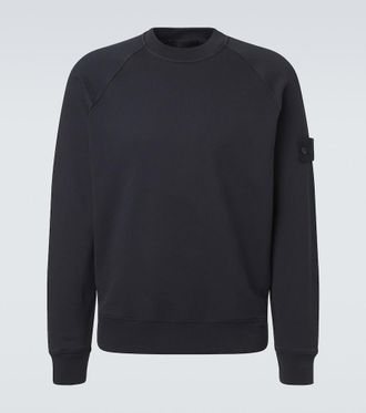 Stone Island Felpa Compass in jersey di cotone