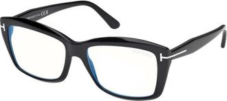 Tom Ford Ft 6065B 001 Optical Frame - Dames - Brillen - Zwart - 55 MM - Accessoires