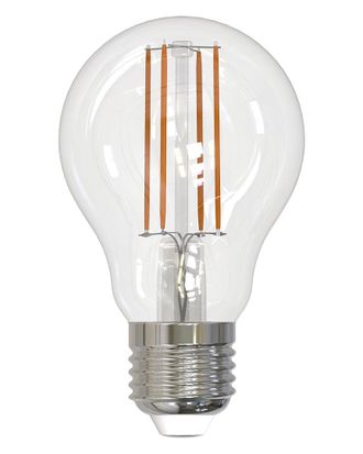 Bulbrite Discontinued Bulbrite Pack Of (8) 7 Watt Dimmable Clear Filament A19 Medium (E26) Led Bulb