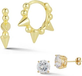 Glaze Jewelry 14K Over Silver Earrings