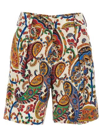 Etro Etro Shorts mit Blumen-Paisley-Print