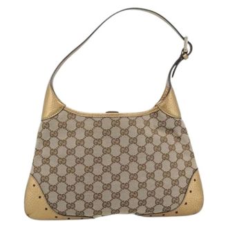 Gucci Pre-owned Vintage Schoudertas - Dames - Pre-owned - Beige - Maat: ONE Size