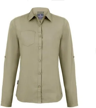 Craghoppers Expert Kiwi Long-sleeved Shirt in Pebble at Nordstrom, Size 16