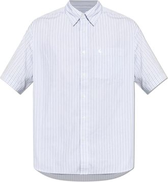 Carhartt Work in Progress Keene Shirt - Heren - Korte mouwen Overhemden - Wit - M - Katoen - Overhemden