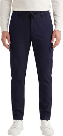 Genti chino donkerblauw effen