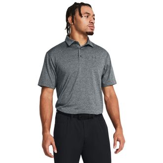 Under Armour Mens Playoff Polo 2.0 Heather, (036) Steel/Pitch Gray/Pitch Gray, XL