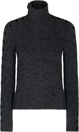 Isabel Marant Malo Pullover - Dames - Coltruien - Grijs - XS - Truien & Vesten