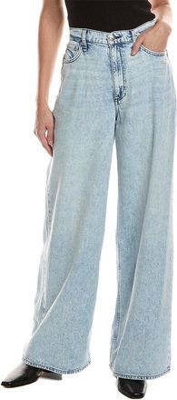 Rag & Bone Featherweight Sofie High-Rise Bellport Full Length Wide Leg Jean