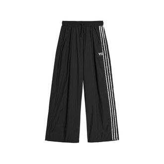Yohji Yamamoto Logo-print 3-stripe Trousers