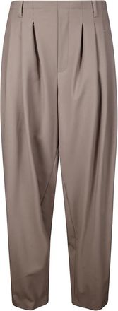 Act N°1 Tapered Trousers, female, Brown, Size: S Wool Comfort Pants