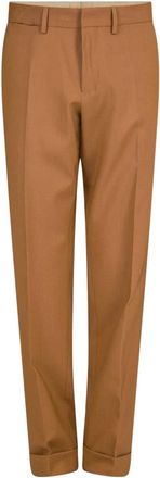 Dries Van Noten Broeken, Heren, Bruin, 2Xl, Wol, Pantalon Philip