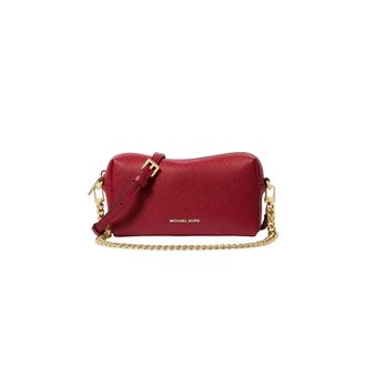 Michael Kors Tassen, Dames, Rood, ONE Size, Leer, Bryant Small Pebbled Leather Crossbody Bag