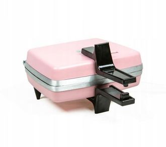 OEM Gofrera Dezal 301.5 De 1300 W, Color Rosa, 2 Rect&aacute;ngulos