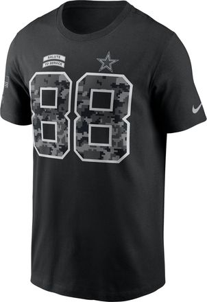 Nike CeeDee Lamb Dallas Cowboys Salute to Service Nike Mens NFL T-Shirt in Black | N19900AF39-E5T