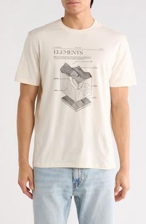 AG - Adriano Goldschmied Bryce Slim Fit Graphic T-Shirt in Element White Cream at Nordstrom Rack, Size Xx-Large