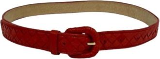 Bottega Veneta Pre-owned Vintage Belt - female - Bottega Veneta Vintage - Vintage Belts - Red - ONE SIZE - Pre-owned