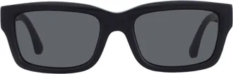 Burberry Dark Grey Rectangular Mens Sunglasses BE4443 300187 55