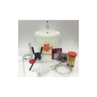 Ferrari Kit Fermentazione Birra Base Fatta In Casa + Malto Coopers + Tappatrice 25061/2