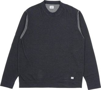 C.P. Company Ronde hals gebreid - Heren - Ronde hals truien - Blauw - XL - Truien & Vesten